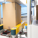 Automatic Case Erector with Bottom Tape Sealer