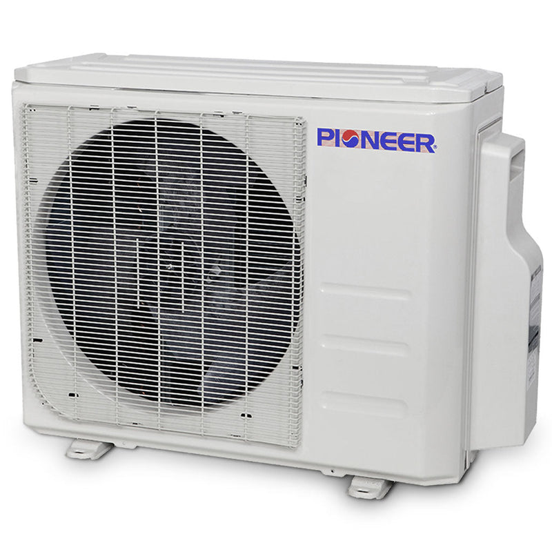 Dual 24000 BTU 2-Ton 21 SEER2 Multi (2) Zone Wall Mount Air Conditioner Heat Pump 230-Volt