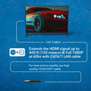 Extensor HDMI 1x4 sobre CAT5/6 de hasta 110 metros a 1080p con emisor IR y tecnología HDbitT (HD-EX104) 