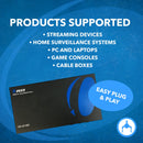 Conmutador HDMI multivisor cuádruple 4x1 sin interrupciones con salida HDMI Full HD 1080p (HD-401MR) 