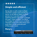 Conmutador HDMI multivisor cuádruple 4x1 sin interrupciones con salida HDMI Full HD 1080p (HD-401MR) 