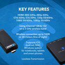 Wireless HDMI Extender Transmitter Dongle & Receiver @1080P up to 100 Feet (WHD-PRO100-K)
