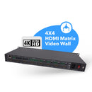 Matriz UHD 4x4 sin interrupciones de 18 Gbps (UHD-404VW) 