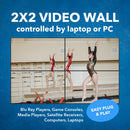 Matriz UHD 4x4 sin interrupciones de 18 Gbps (UHD-404VW) 