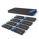 Extensor HDMI 4K 1x8 a través de CAT 6 hasta 400 pies con PoC, control IR unidireccional y gestión EDID (UHD18-EXB400-K)