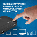 Conmutador HDMI 4K 3x1 con 2 entradas HDMI y USB-C (UHD-301C) 