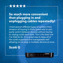 Conmutador HDMI 4K 3x1 con 2 entradas HDMI y USB-C (UHD-301C) 