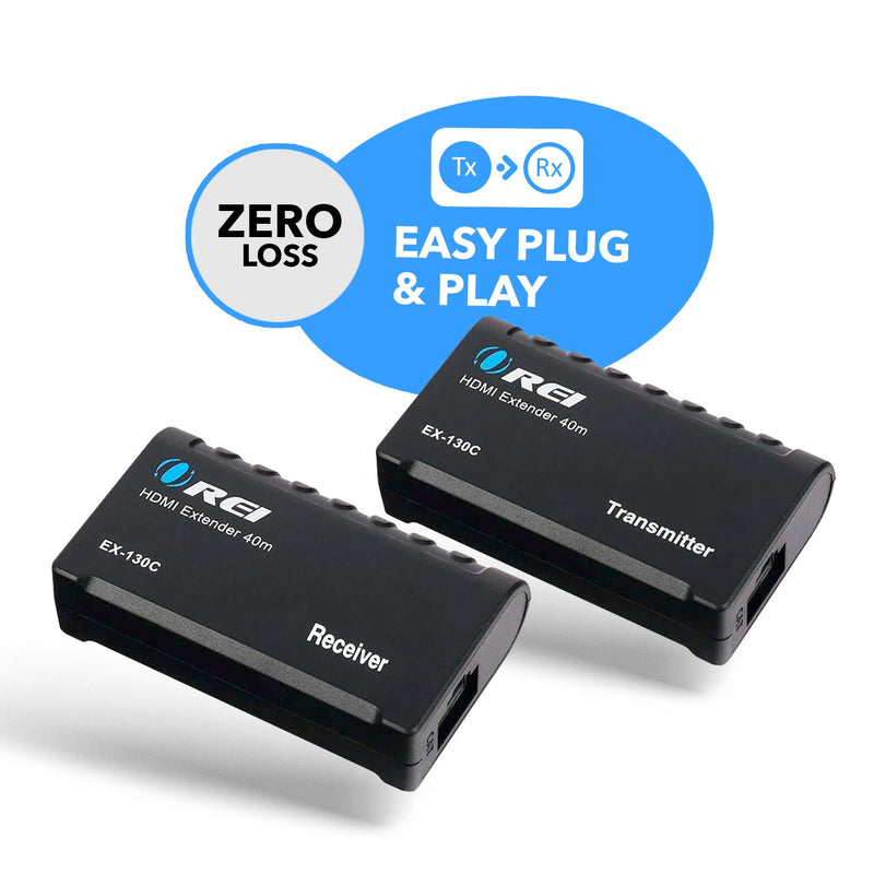 Extensor HDMI a Ethernet por CAT6/7 RJ45 hasta 40 metros - 1080p (EX-130C) 