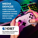 Matriz HDMI HDBaseT 4K 6x4 sobre CAT6/7 de hasta 40 metros, ancho de banda de 18 Gbps con HDR y control IR (UHD66-EXB132-K)