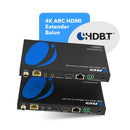 Extensor HDMI 4K HDBaseT sobre CAT6/7 de hasta 100 metros, IR bidireccional, ARC, PoC, RS-232 (UHD-EXB330LAR-K)