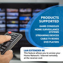 Extensor HDMI 4K HDBaseT sobre CAT6/7 de hasta 100 metros, IR bidireccional, ARC, PoC, RS-232 (UHD-EXB330LAR-K)