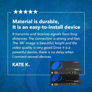 Extensor HDMI 4K HDBaseT sobre CAT6/7 de hasta 100 metros, IR bidireccional, ARC, PoC, RS-232 (UHD-EXB330LAR-K)