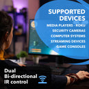 Extensor HDMI Balun por cable coaxial de hasta 100 metros - 1080p a 60 Hz sobre 75 ohmios RG-6U, IR bidireccional, conectable en cascada (CO-EX330-K)