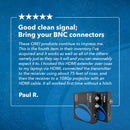 Extensor HDMI Balun por cable coaxial de hasta 100 metros - 1080p a 60 Hz sobre 75 ohmios RG-6U, IR bidireccional, conectable en cascada (CO-EX330-K)