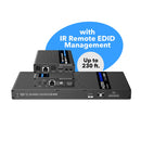 Extensor HDMI 4K 1x8 sobre CAT6/7 individual hasta 70 m - Tecnología ipcolor, ancho de banda de 18 Gbps, IR bidireccional, control RS-232 y EDID avanzado (UHD18-IPC230-K) 