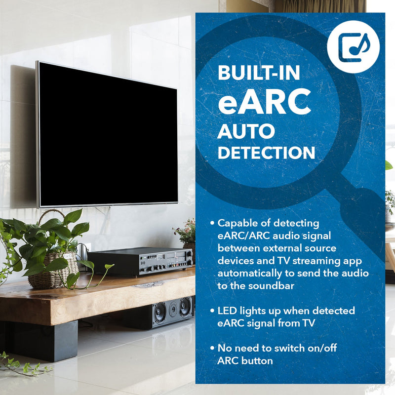 Extractor de audio dual HDMI eARC 4K a 60 Hz con puerto óptico y conector de 3,5 mm, ancho de banda de 18 Gbps (HDA-935) 