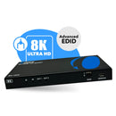 Divisor HDMI 1x2 con salida de audio: 1 entrada, 2 salidas, UltraHD 8K, EDID (BK-102A) 