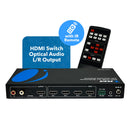 Conmutador HDMI multivisor cuádruple Ultra HD 4K 4x1 sin interrupciones (UHD-401MV) 