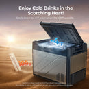 BougeRV New Rocky V3.0 69QT Dual Zone 12V Car Fridge
