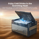 BougeRV New Rocky V3.0 41QT Dual Zone 12V Car Fridge with 240Wh