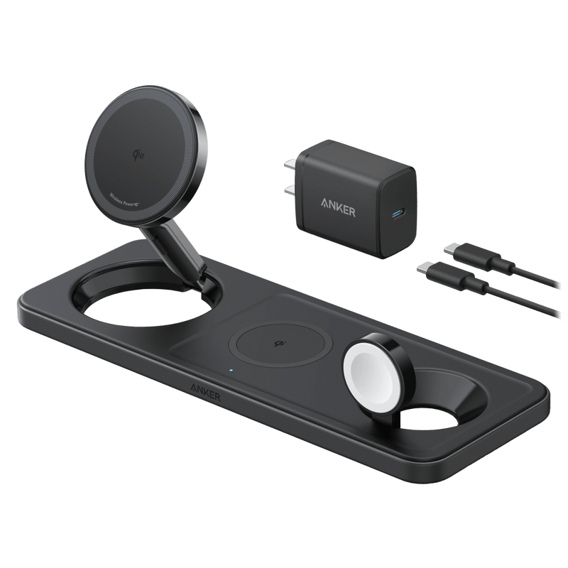 Anker 3-in-1 MagGo Wireless Charging Station | Wellbots Anker 3-in-1 MagGo Wireless Charging Station | Wellbots
