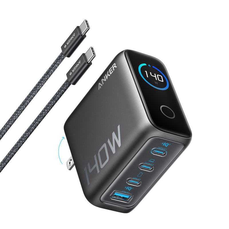【新品未開封】Anker Charger (140W, 4 Ports) B26971Z1_Rich_image_TD01_US_V1
