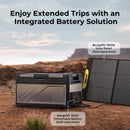 BougeRV New Rocky V3.0 41QT Dual Zone 12V Car Fridge with 240Wh