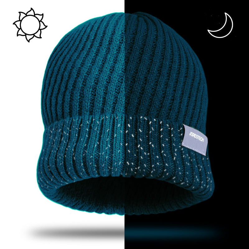 Beanie Hat with Reflective Stitching