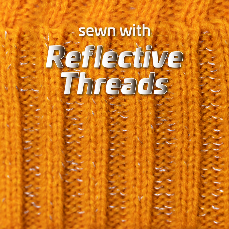 Beanie Hat with Reflective Stitching