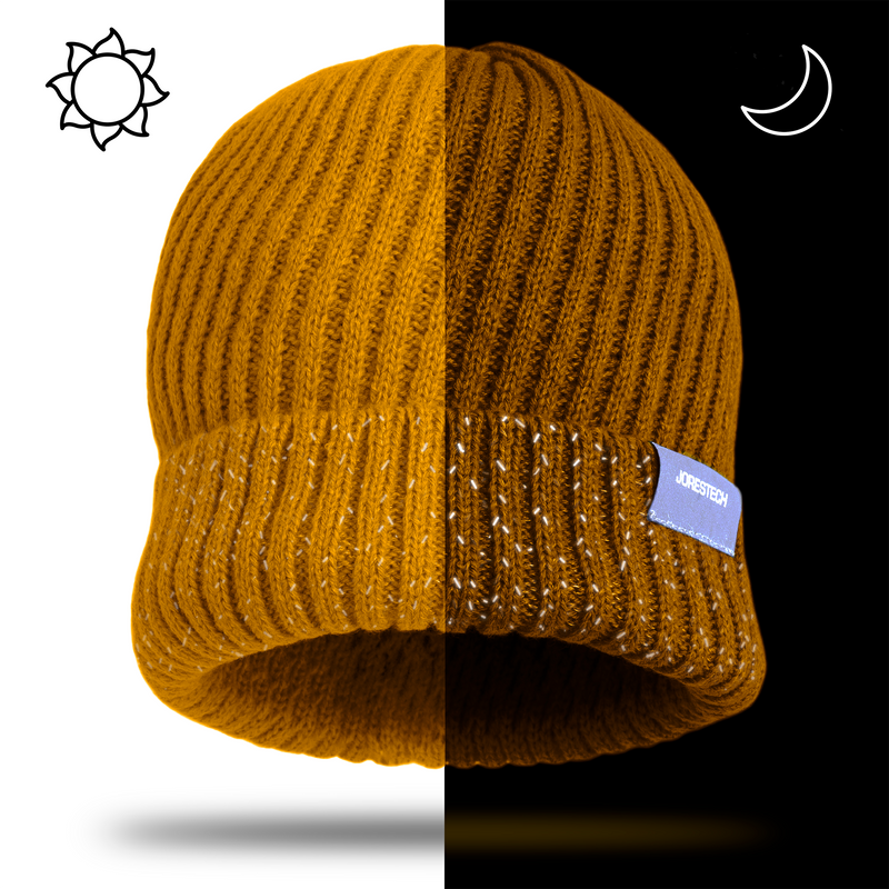 Beanie Hat with Reflective Stitching