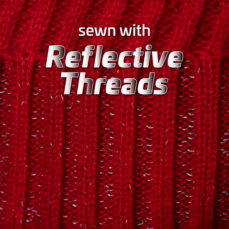 Beanie Hat with Reflective Stitching