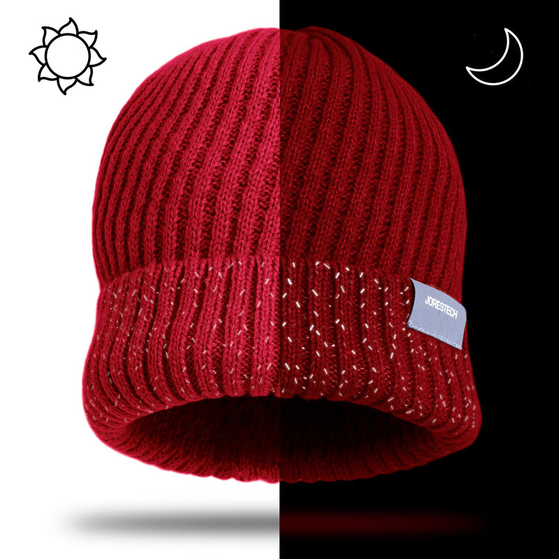 Beanie Hat with Reflective Stitching
