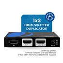 Divisor HDMI 1x2 (1 entrada, 2 salidas, UltraHD 8K, EDID) (BK-102)