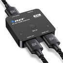 Conmutador HDMI 8K 2 en 1 con HDR10+ y Dolby Vision (BK-21)