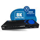 Divisor HDMI UltraHD 8K 2x2: 2 entradas, 2 salidas, EDID (BK-22) 