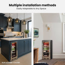Whynter 128-Can Undercounter Beverage Fridge | BSR-080SB