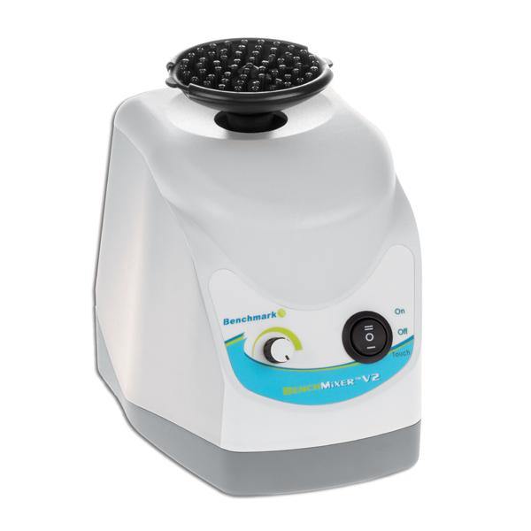 Mezclador de vórtice Benchmark BV1003 BenchMixer V2 con cabezal de copa abatible