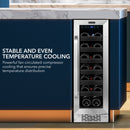 Whynter 20-Bottle Undercounter Wine Fridge | BWR-208SB