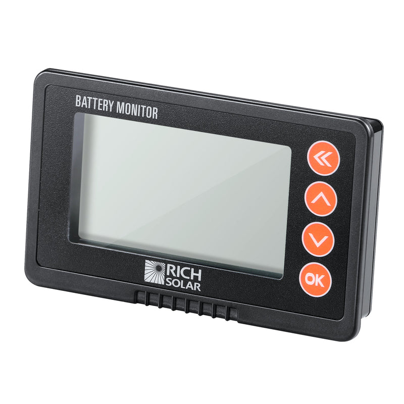 Rich Solar 500 Amp Battery Monitor with Shunt