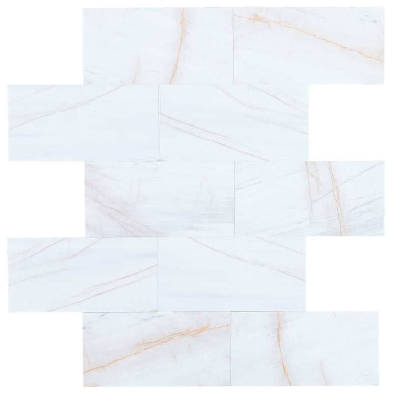 Bianco Dolomite Golden Spider Marble Polished Floor and Wall Tile - Livfloors Collection