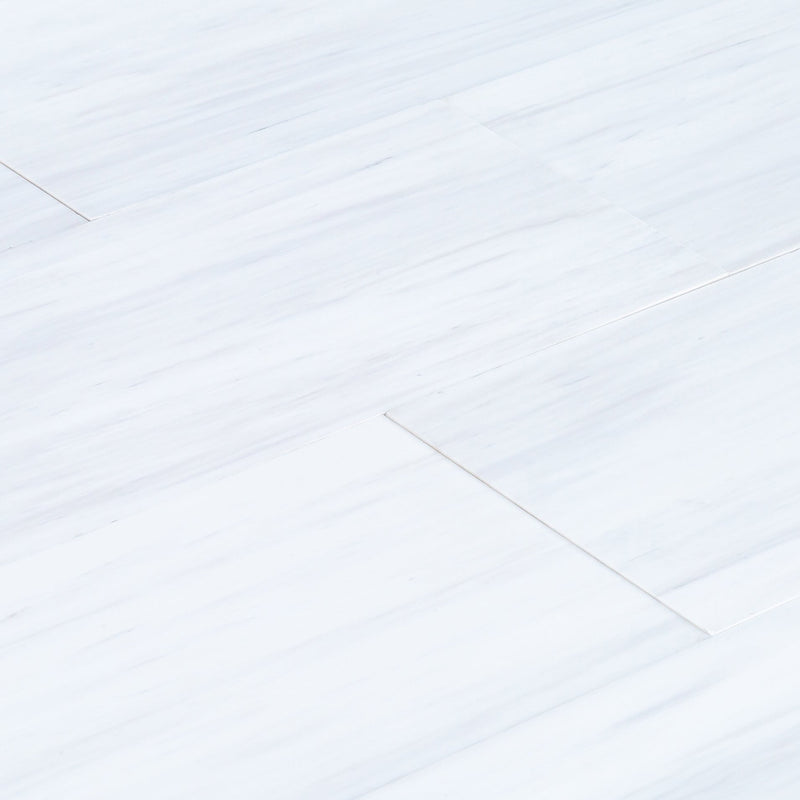Bianco Dolomite Platinum Marble 12"x24" Polished Floor and Wall Tile - Livfloors Collection