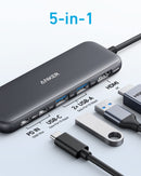 Refurbished Anker 332 USB-C Hub (5-in-1)