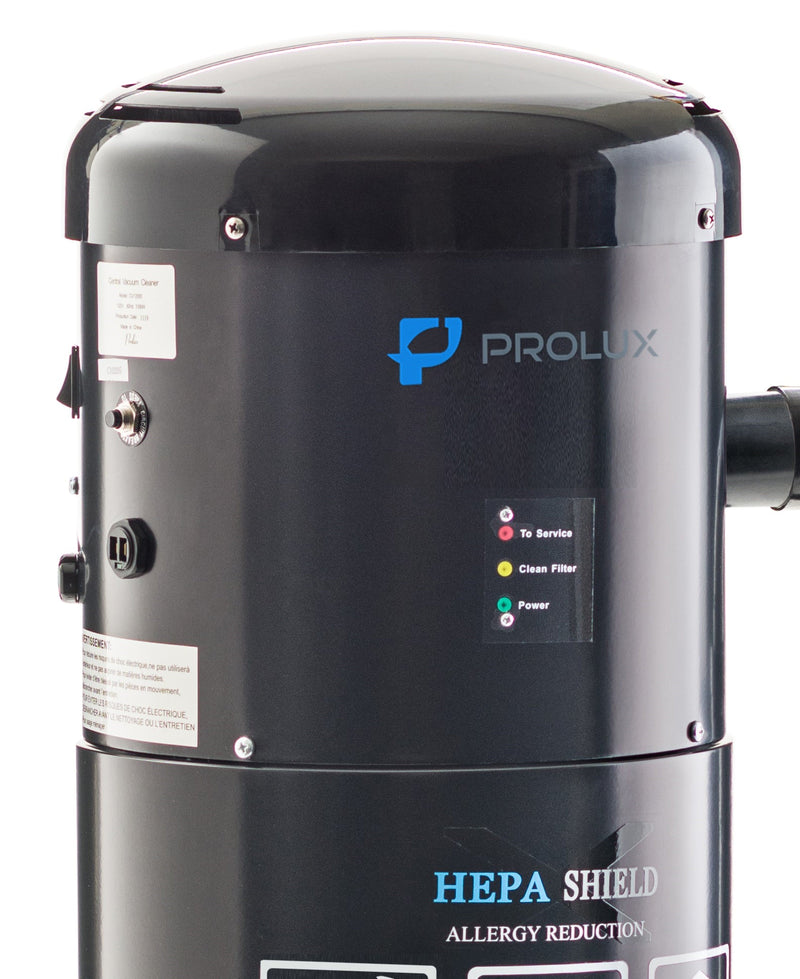 Prolux PLCCV12K Complete Central Vacuum Unit System with Prolux Electric Hose Power Nozzle Kit and 25 Year Warranty