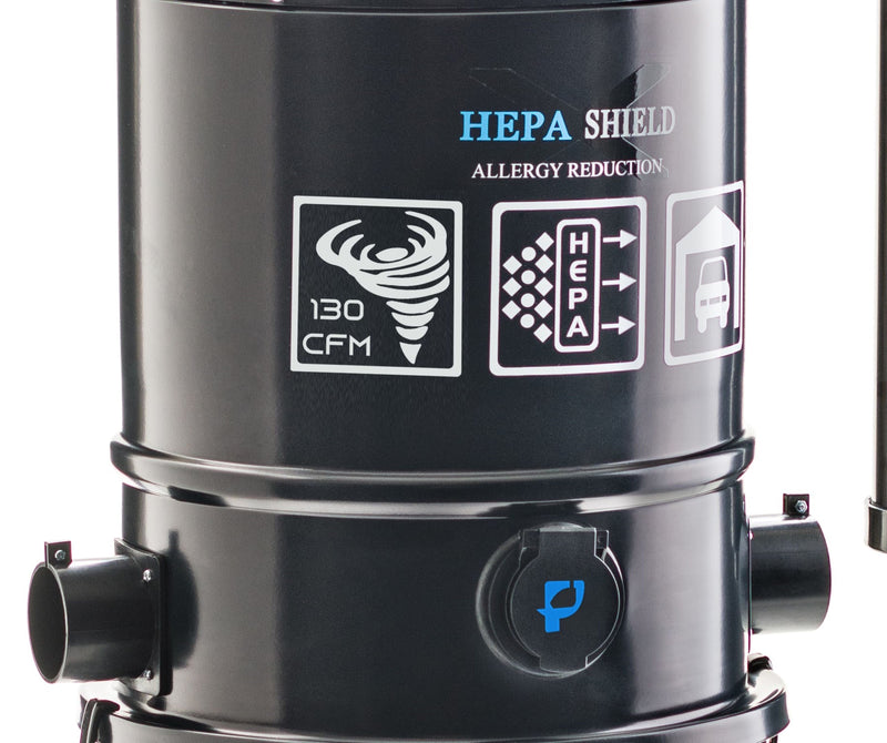 Prolux PLCCV12K Complete Central Vacuum Unit System with Prolux Electric Hose Power Nozzle Kit and 25 Year Warranty