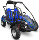 TrailMaster Blazer 200R MID-Size Go Kart, 7.5hp Torque Converter, Electric Start Reverse, Kids Ages 7-12