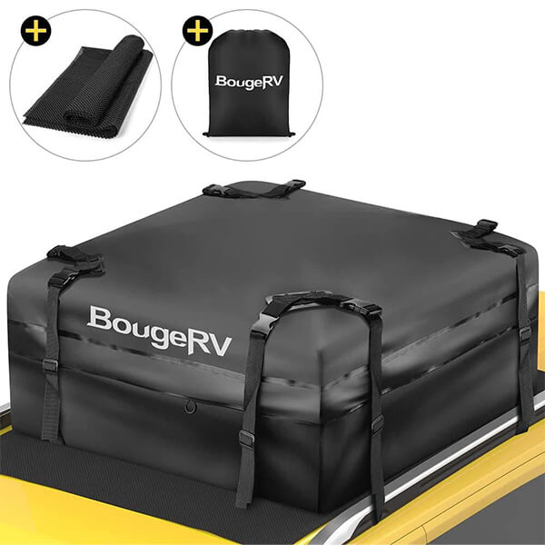 BougeRV Waterproof Rooftop Cargo Bag with Protective Mat