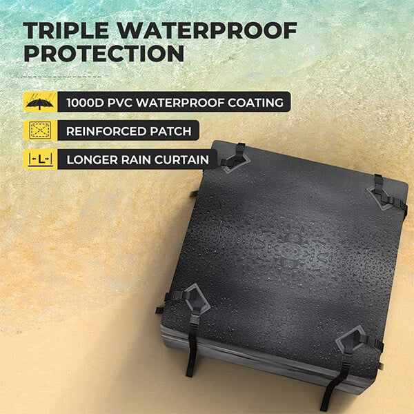 BougeRV Waterproof Rooftop Cargo Bag with Protective Mat