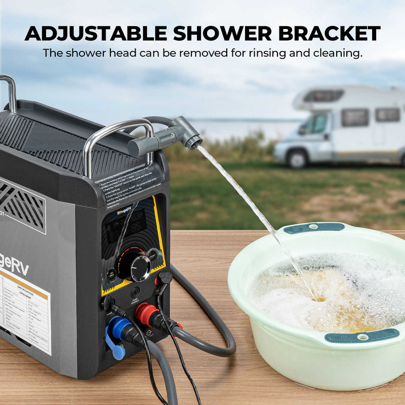 BougeRV Portable Propane Outdoor Camping Water Heater Wellbots Free Shipping