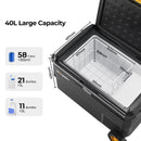 BougeRV CRS 42QT 12 Volt Portable Car Fridge