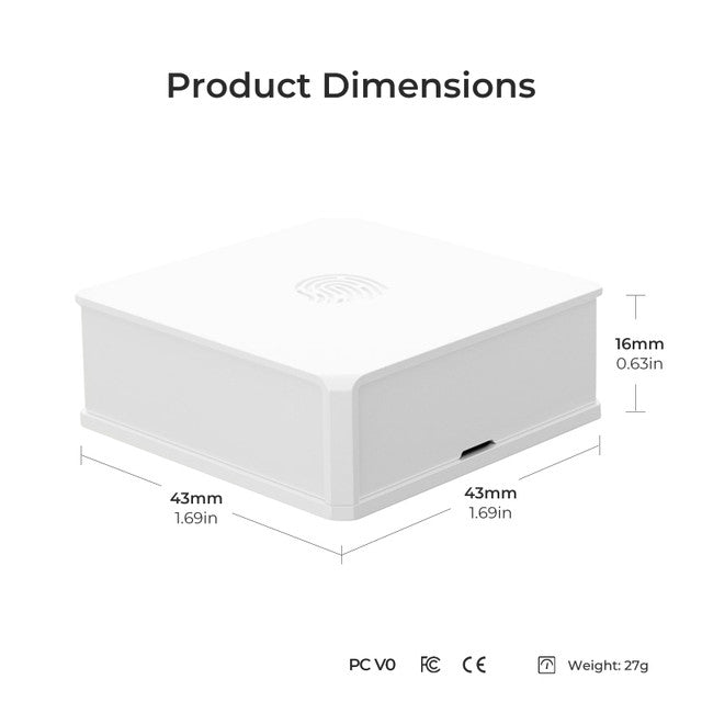 Interruptor de escena inalámbrico Zigbee de Renogy (1 tecla)